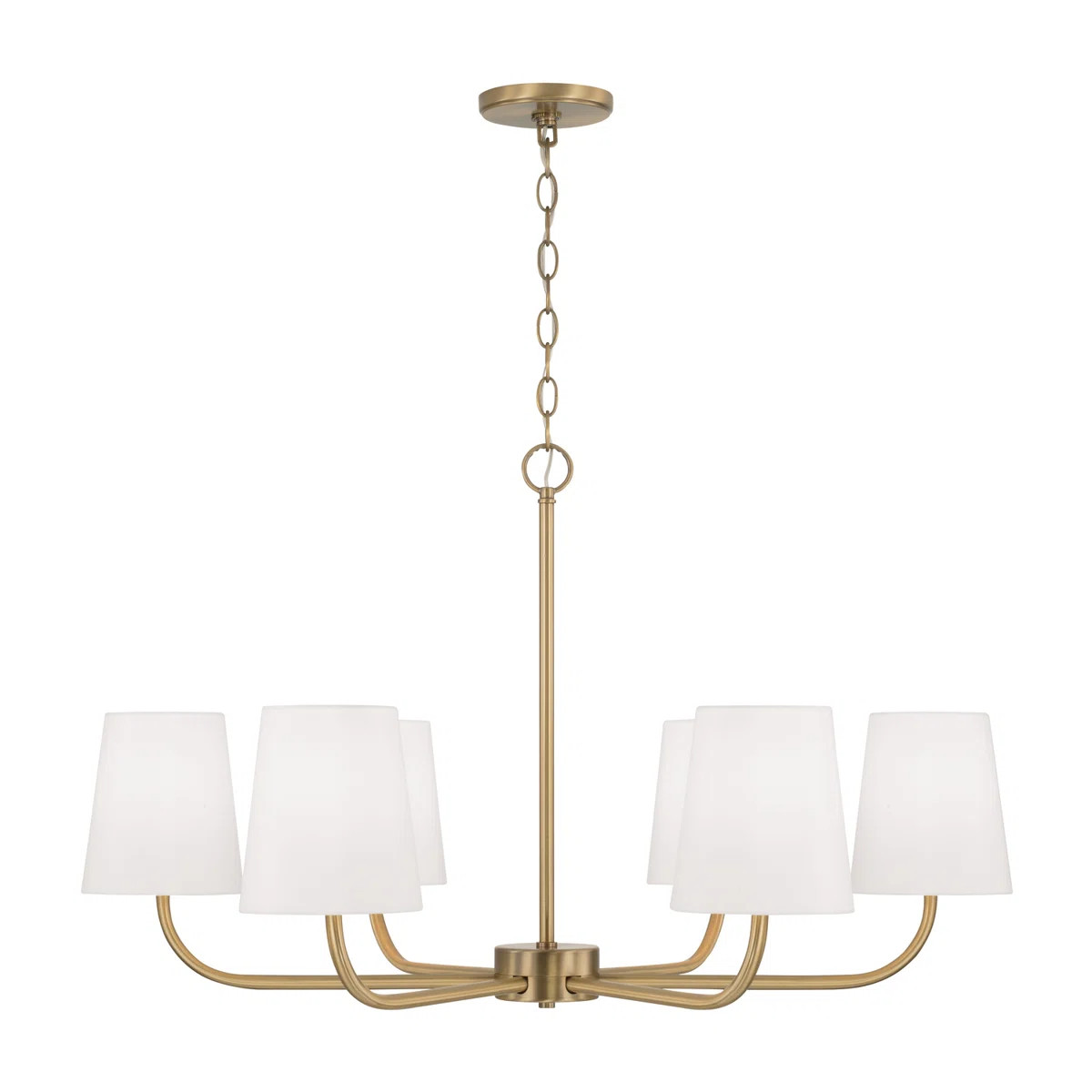Brody 6 - Light Dimmable Shaded / Spider Chandelier | Wayfair North America