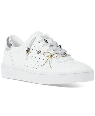 Scotty Leather Lace-up Sneakers with Charms | Macy's