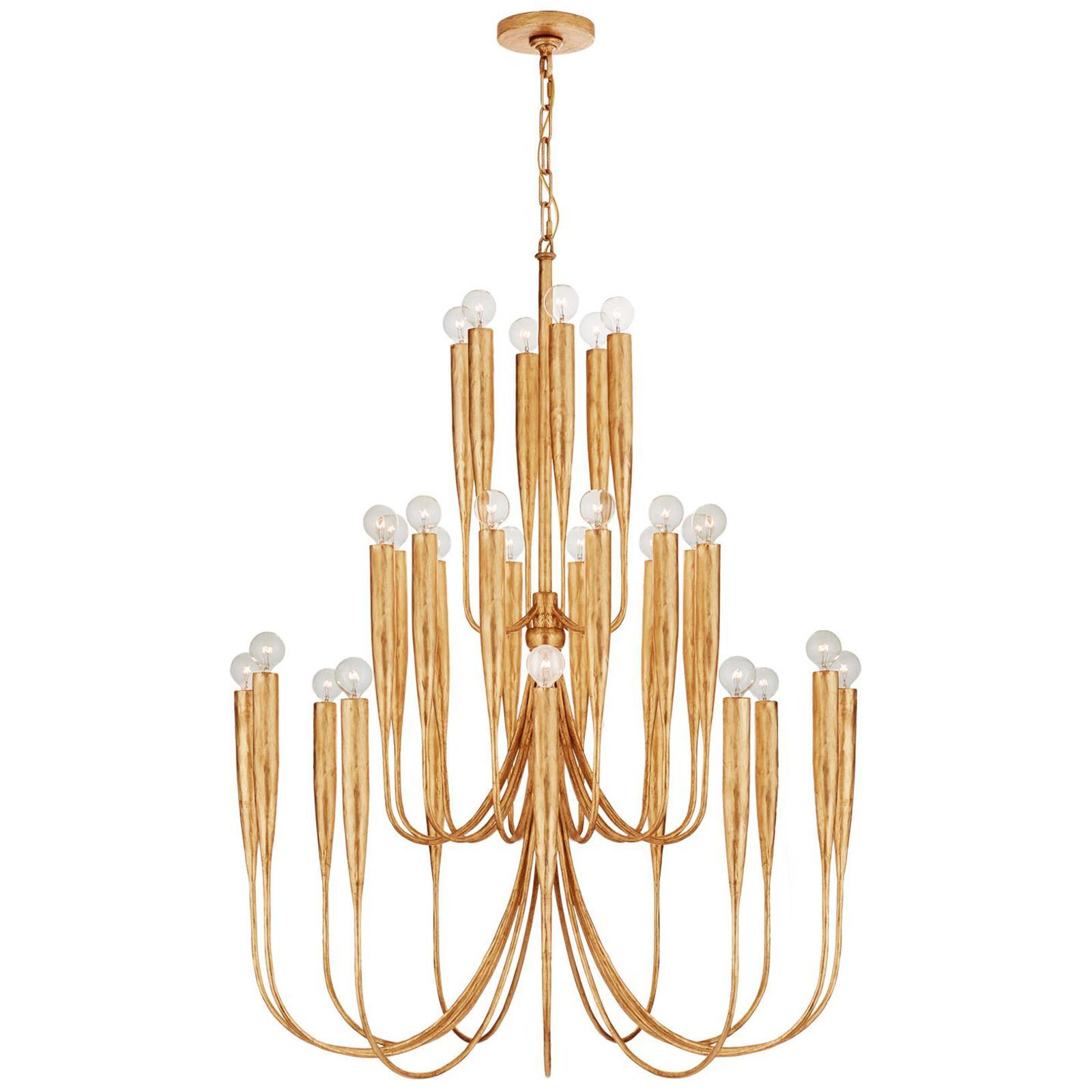Julie Neill Acadia 33 Inch 30 Light Chandelier by Visual Comfort and Co. | Capitol Lighting 1800lighting.com