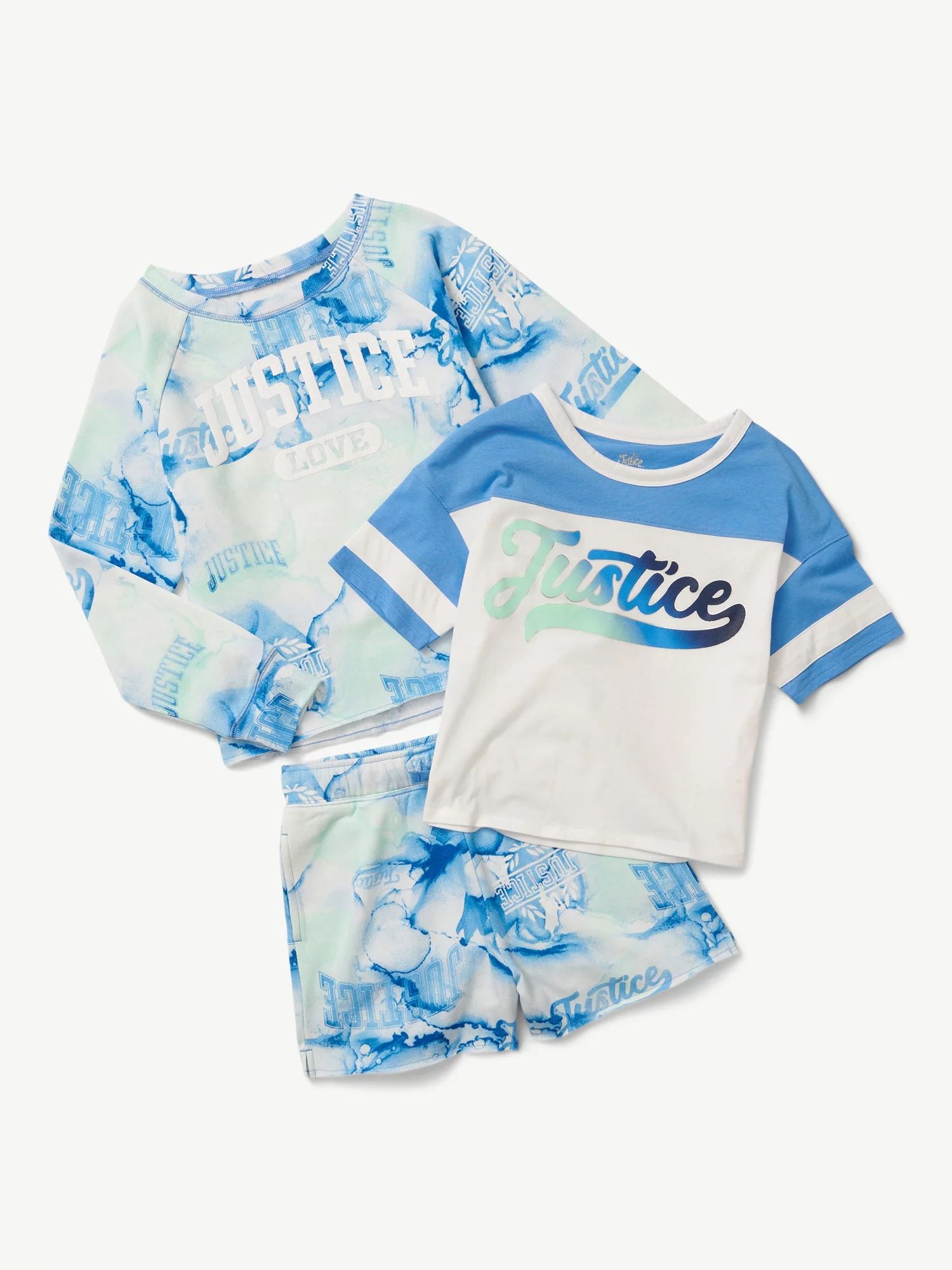 Justice Girls Everyday Faves 3-Piece Outfit Set, Sizes XS-XLP | Walmart (US)