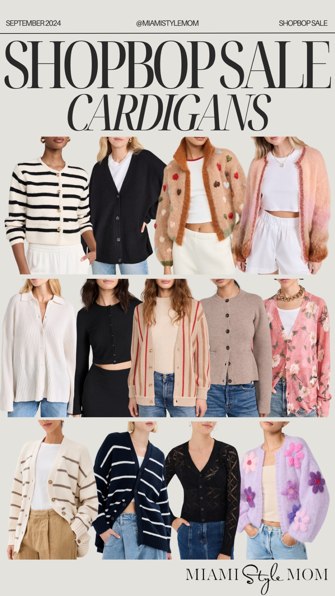 Shopbop Sale- Cardigans! Some of my favorite cardigans for the fall🤍
Use code STYLE for the below discounts. 
	◦	15% off orders of $200+
	◦	20% off orders of $500+
	◦	25% off orders of $800+

Shopbop, Shopbop sale, women’s fashion, elevated fashion, elevated style, fall outfits, fall ootd, fall outfit inspo, styling, cardigans 



#LTKStyleTip #LTKSeasonal #LTKOver40