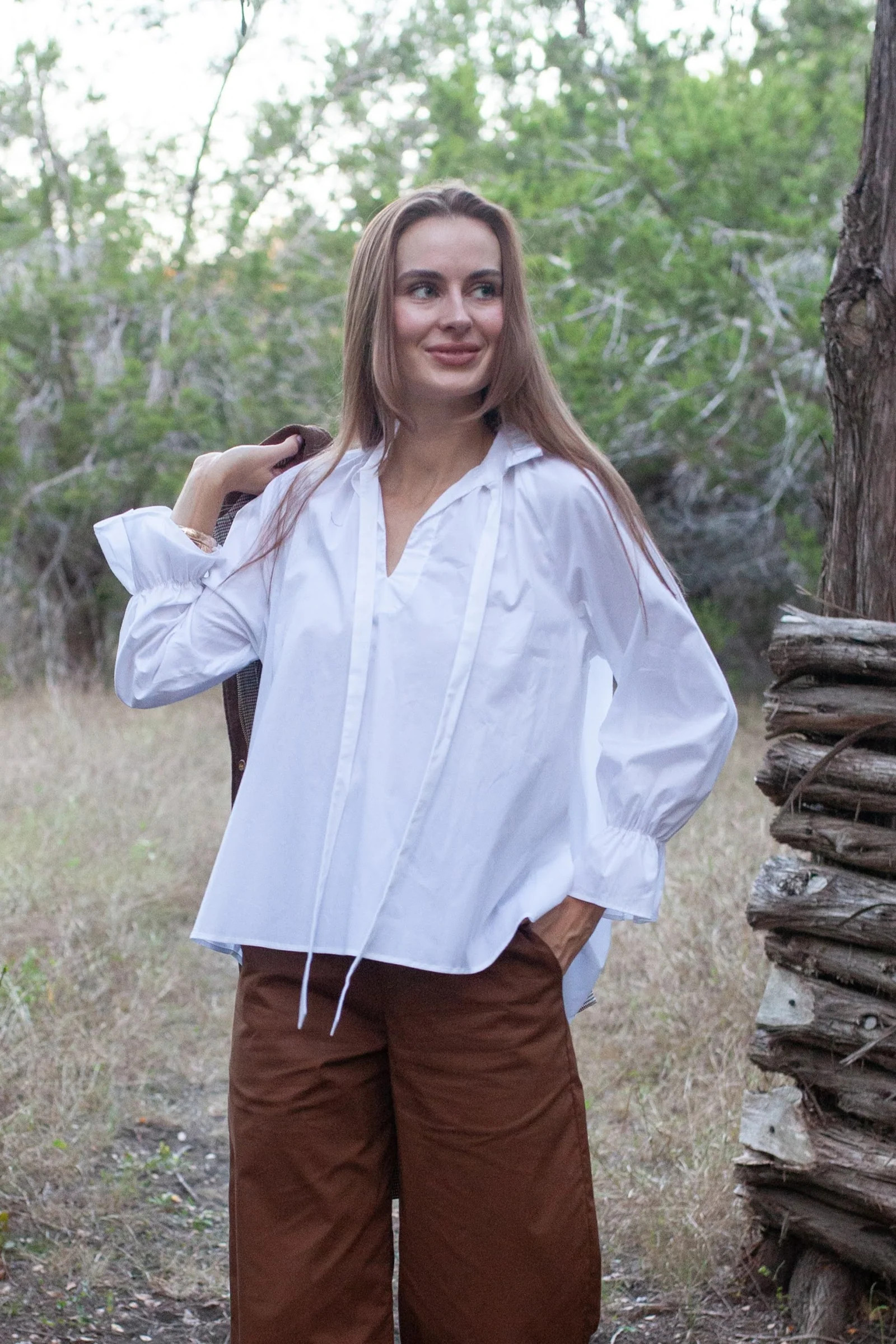 Juliette Top - Snow | Quiet Culture