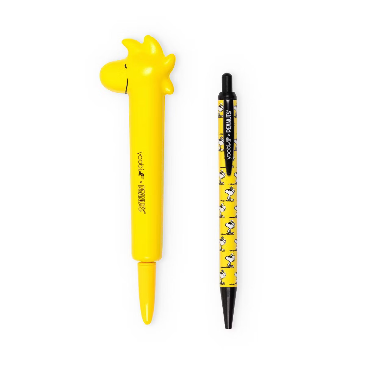 Yoobi 2pk Peanuts Novelty Ballpoint Pen Woodstock | Target