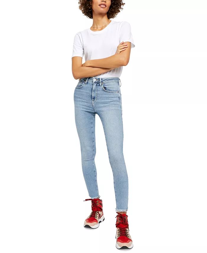 Free People Raw High Rise Jegging & Reviews - Jeans - Women - Macy's | Macys (US)