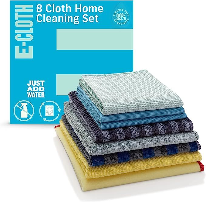E-Cloth Home Cleaning Set with Microfiber Cleaning Cloths for Cars, Bathroom, Kitchen, & More - M... | Amazon (US)