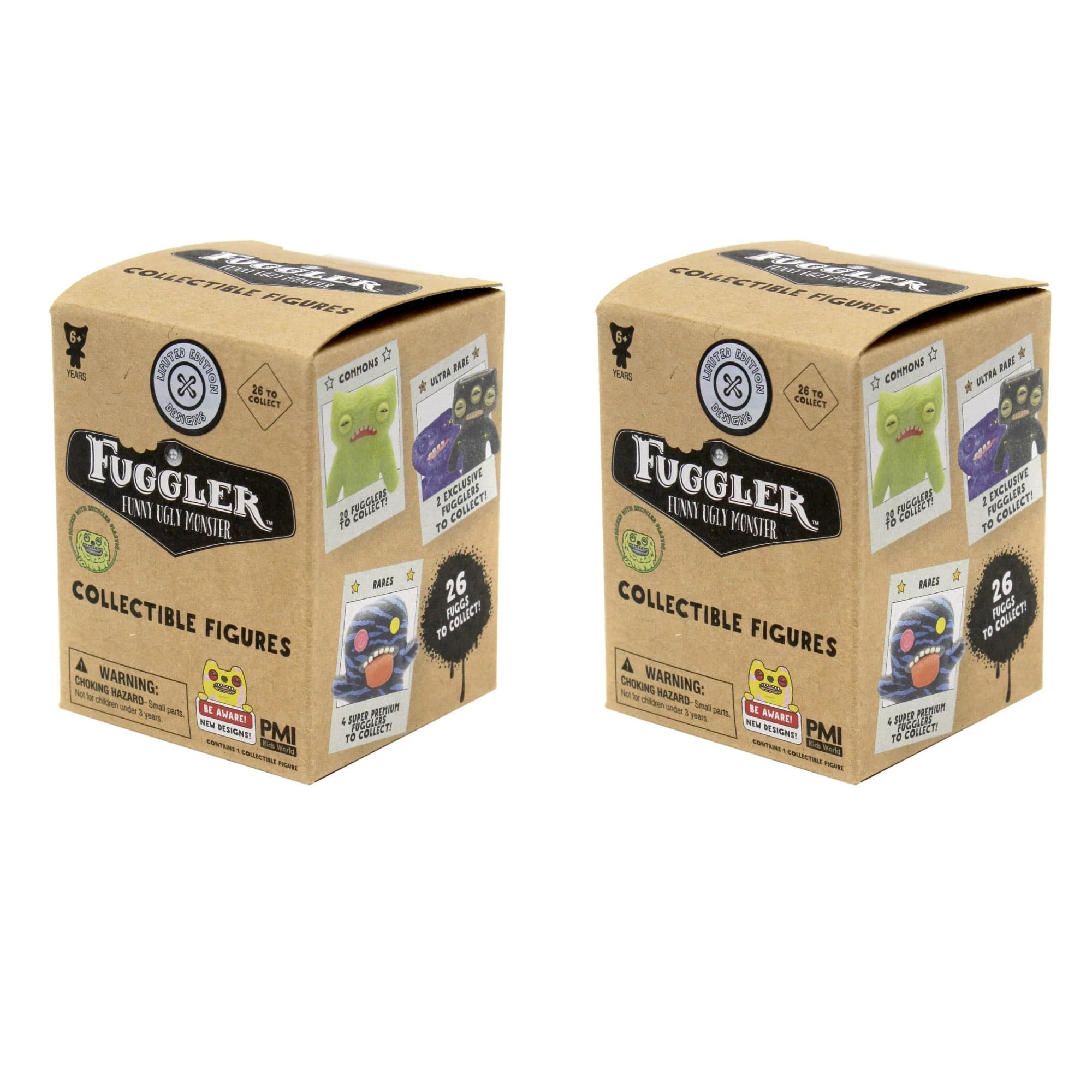 Set of 2 Zuru Fuggler Mystery Collectible Mini Figures Limited Edition Designs - Black | Best Buy U.S.