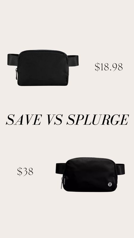 Save vs splurge belt bags 

#LTKunder50 #LTKGiftGuide #LTKsalealert