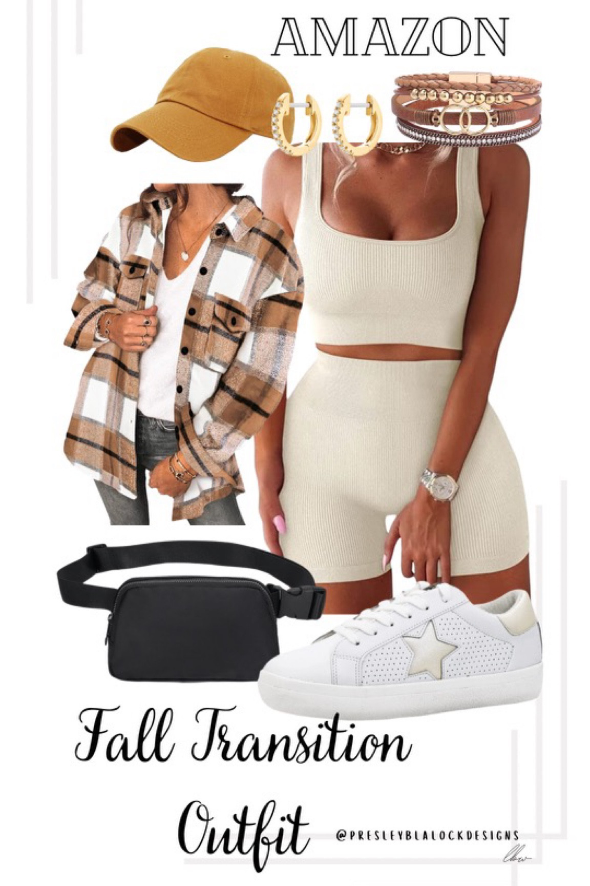 Amazon Fashion / Amazon Finds / Amazon Outfit / Athletic Outfit / Athleisure Fashion / Founditonamazon / Amazon Deals / Workout Outfit / Flannel Shirt / Fanny Pack / Amazon Sneakers / White Shoes / Fall Transitional Fashion / Belt Bag / Cuff Bracelet / Yoga Set / Steve Madden Shoes / Shacket / 

#LTKHalloween #LTKunder50 #LTKSeasonal