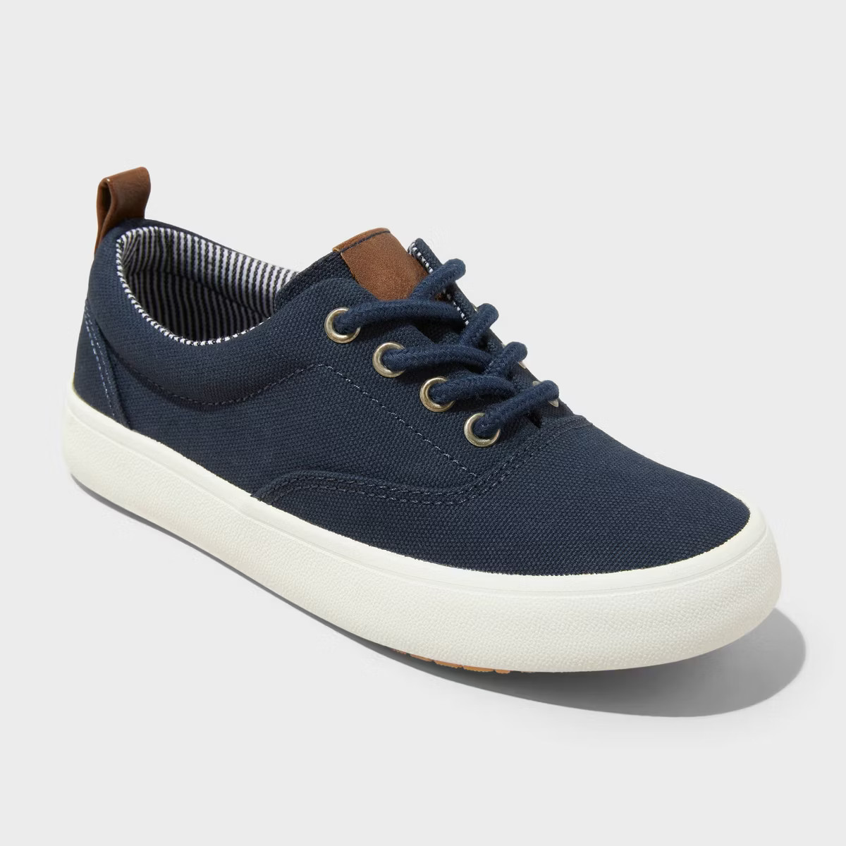 Kids' Jett Low Top Sneakers - Cat & Jack™ Navy Blue | Target