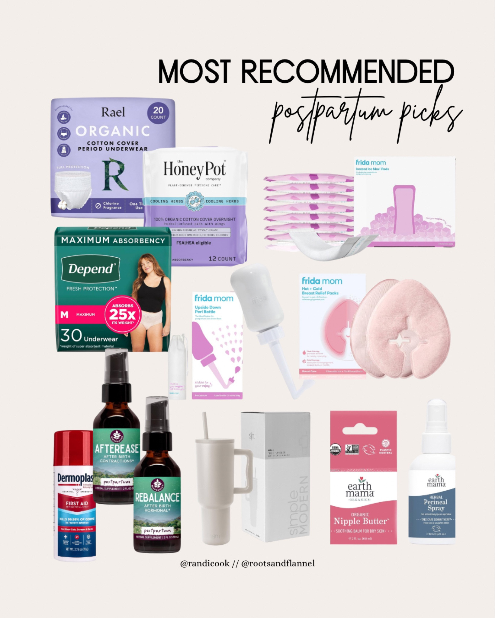 Highly recommended postpartum essentials! All from Amazon!

Post partum | Birth | Newborn | New mom | PP

#LTKBaby