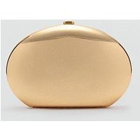 Mango Metallic Clutch Handbag | Very (UK)