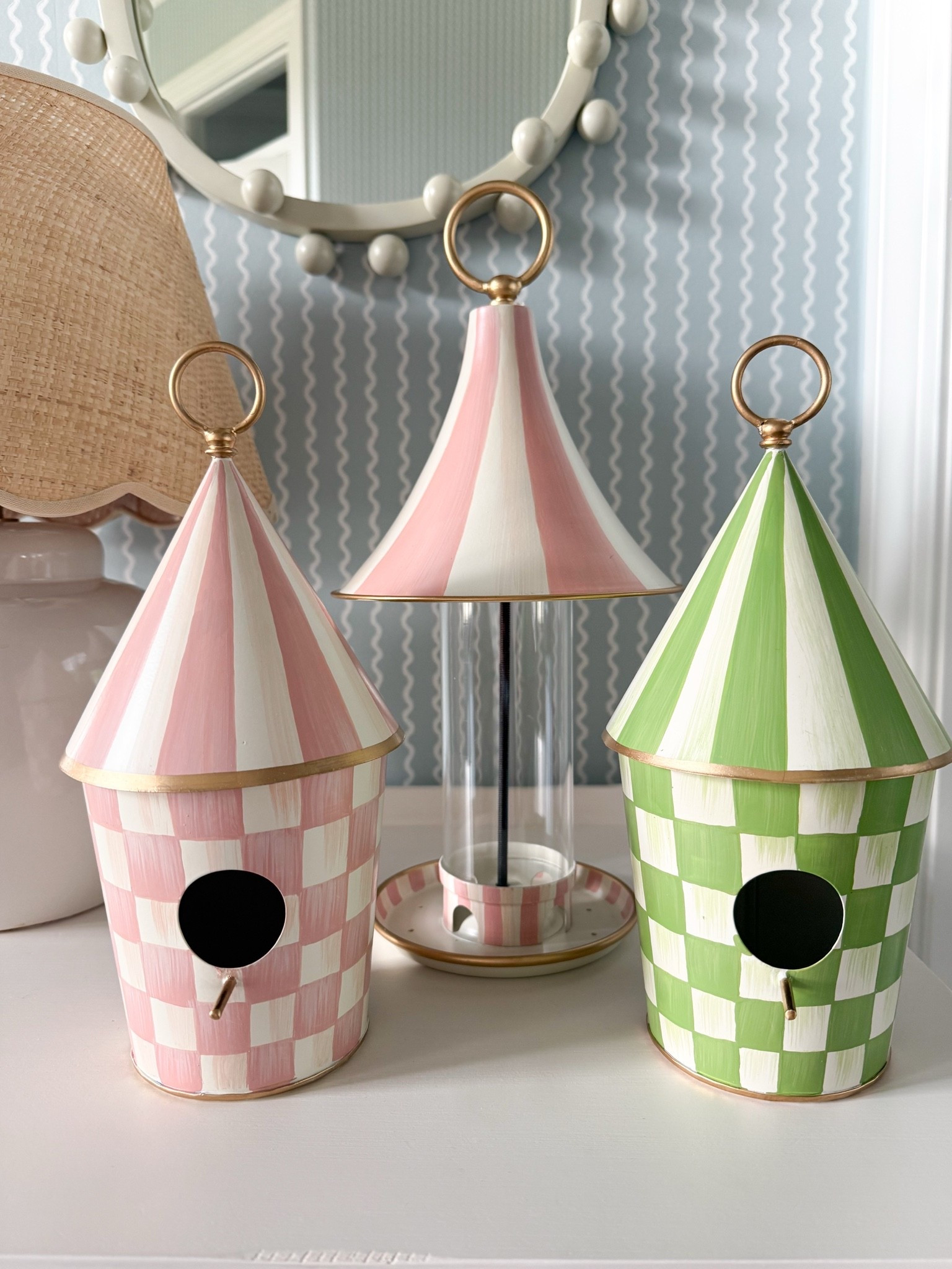 Our favorite and prettiest bird feeders are on sale for the MacKenzie-Childs Barn Sale! #mcpartner

#LTKHome #LTKSaleAlert