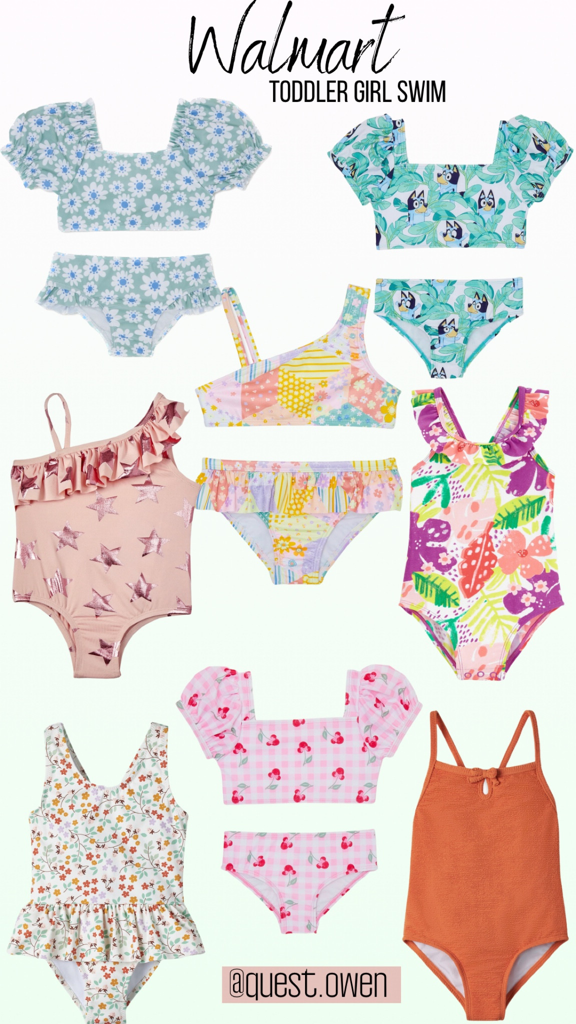 Walmart toddler girl swim! So so cute for all our girl mamas. 
Swim, two piece, one piece, floral, characters, summer 

#LTKkids #LTKstyletip #LTKFind