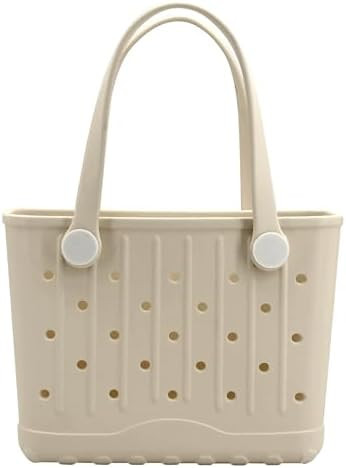 Small Rubber Beach Bags Creative EVA Beach Totes Waterproof Travel Bag for Beach, Picnic, Sports,... | Amazon (US)