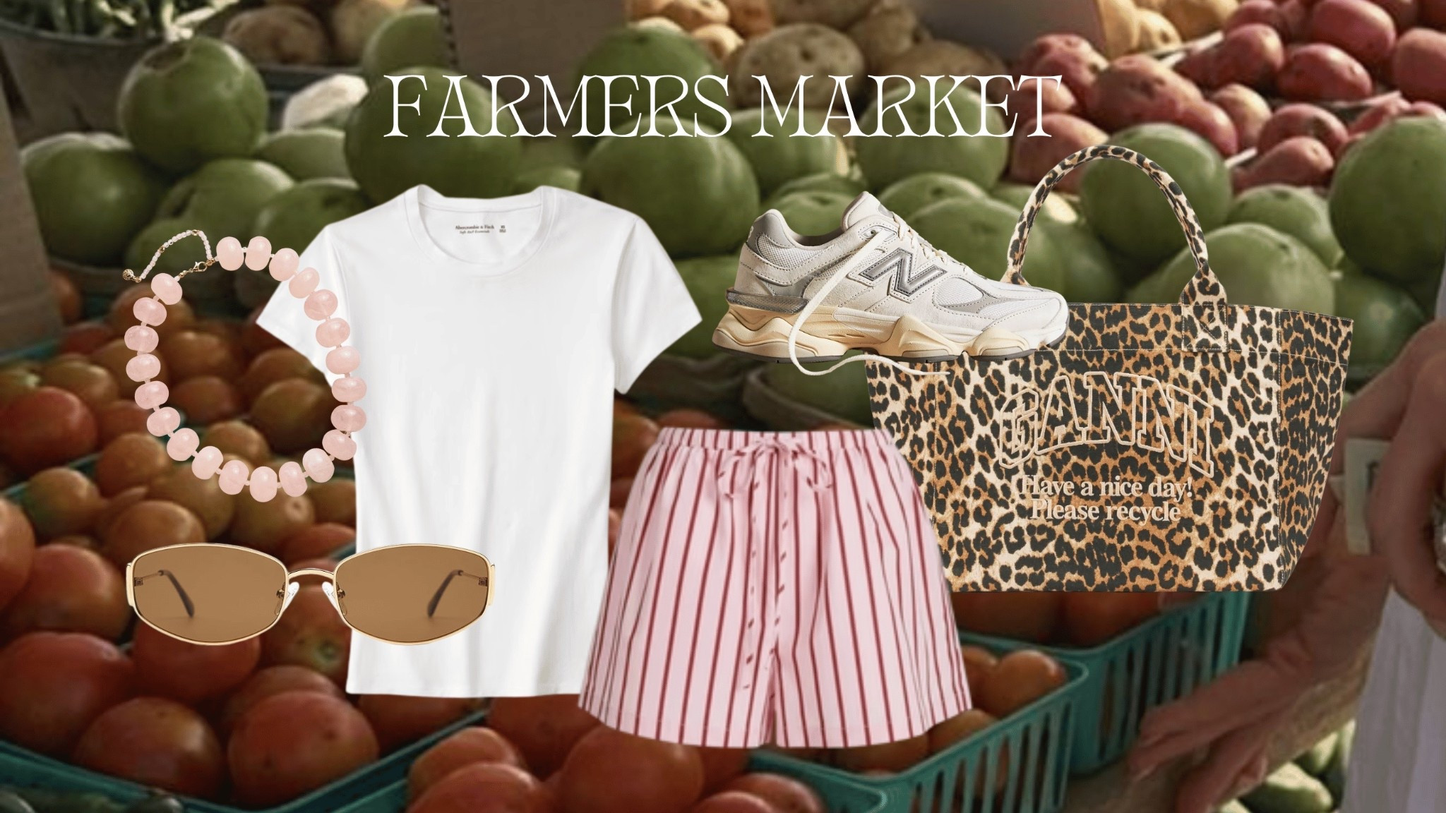 What To Wear: Farmers Market summer style! 💘🍓 

#newbalance #abercrombie #amazonfashion #bresheppard 

#LTKgrwm