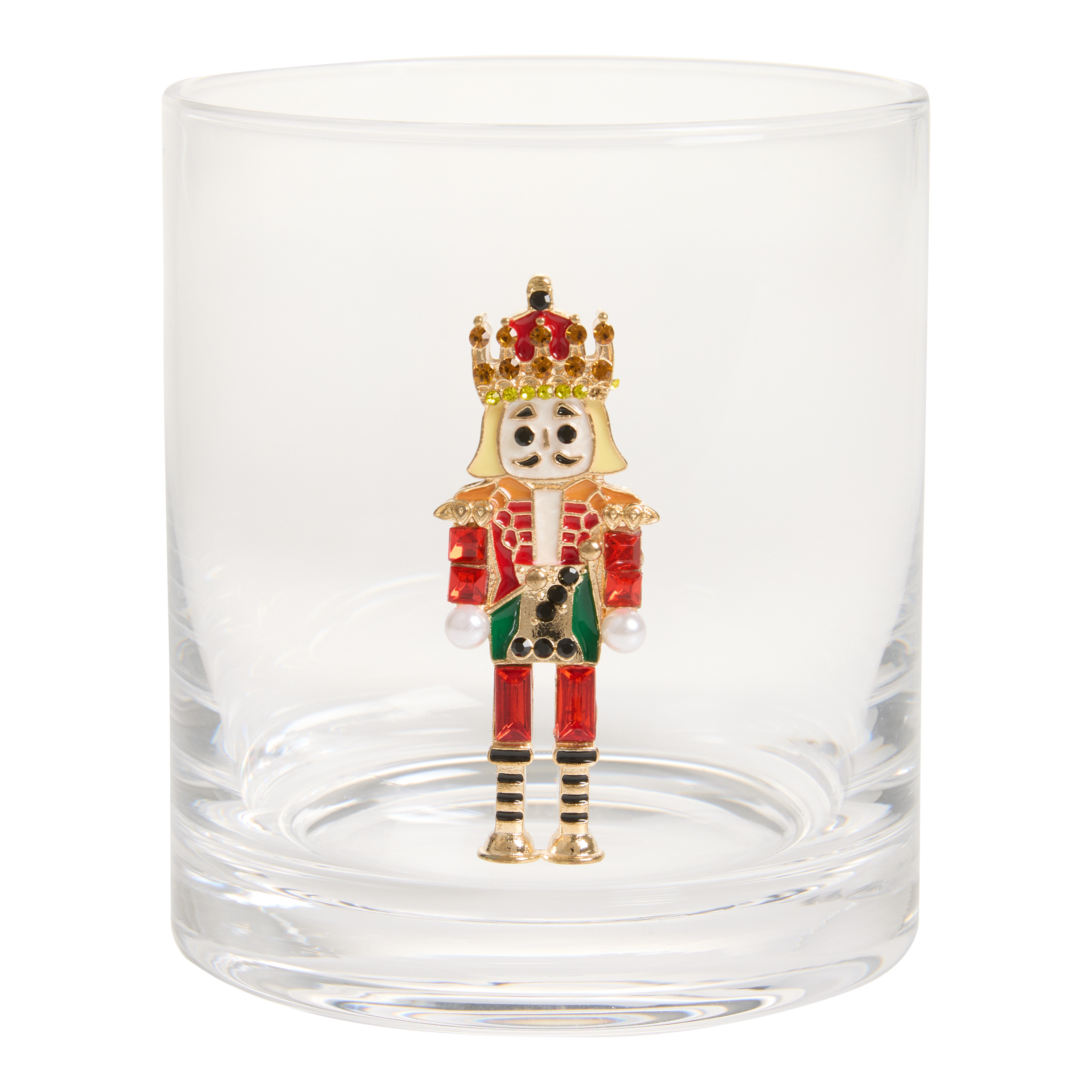 Charm Brooch Holiday Double Old Fashioned Glass | World Market