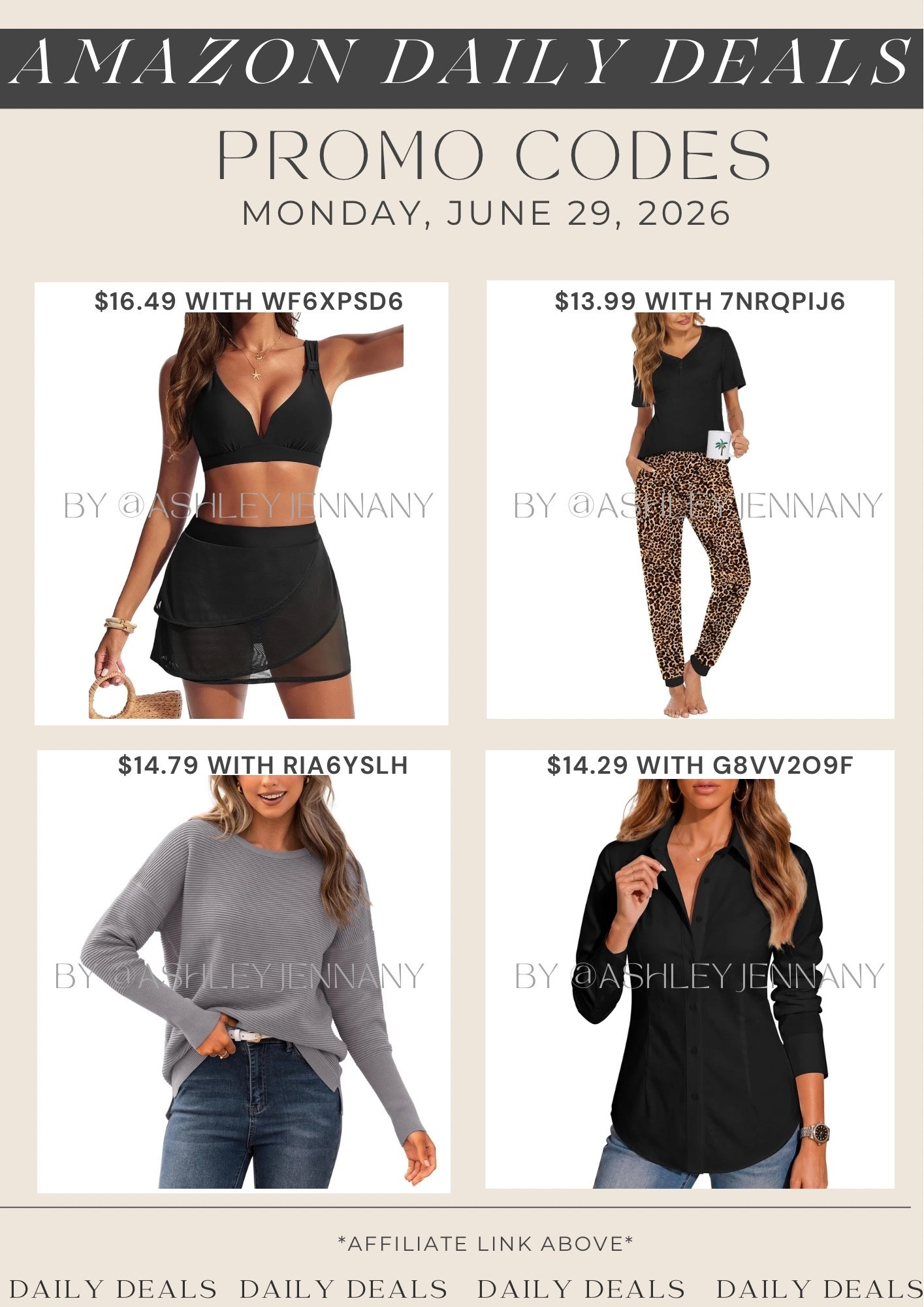 Amazon deals

#LTKSaleAlert #LTKMidsize #LTKootd