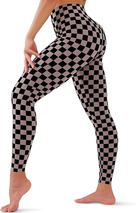 High Waisted Leggings for Women - Tummy Control Yoga Pants for Workout Running Athletic Women's L... | Amazon (US)