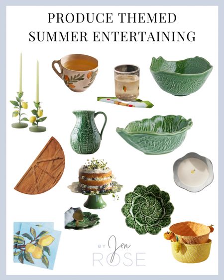 Produce themed summer entertaining essentials, entertaining must haves for the summer, summer home finds 

#LTKhome