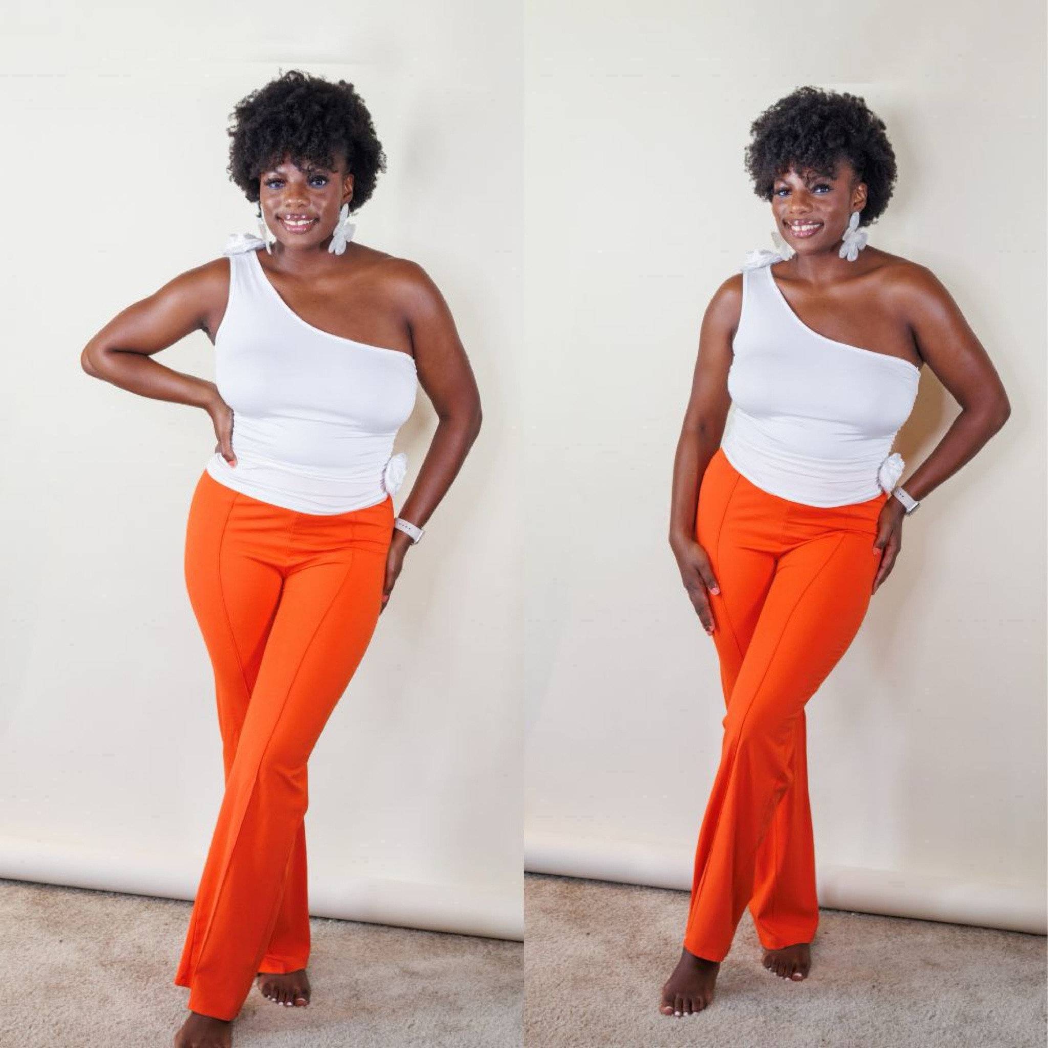 Orange and white outfit 

#LTKSeasonal #LTKWorkwear #LTKFindsUnder50