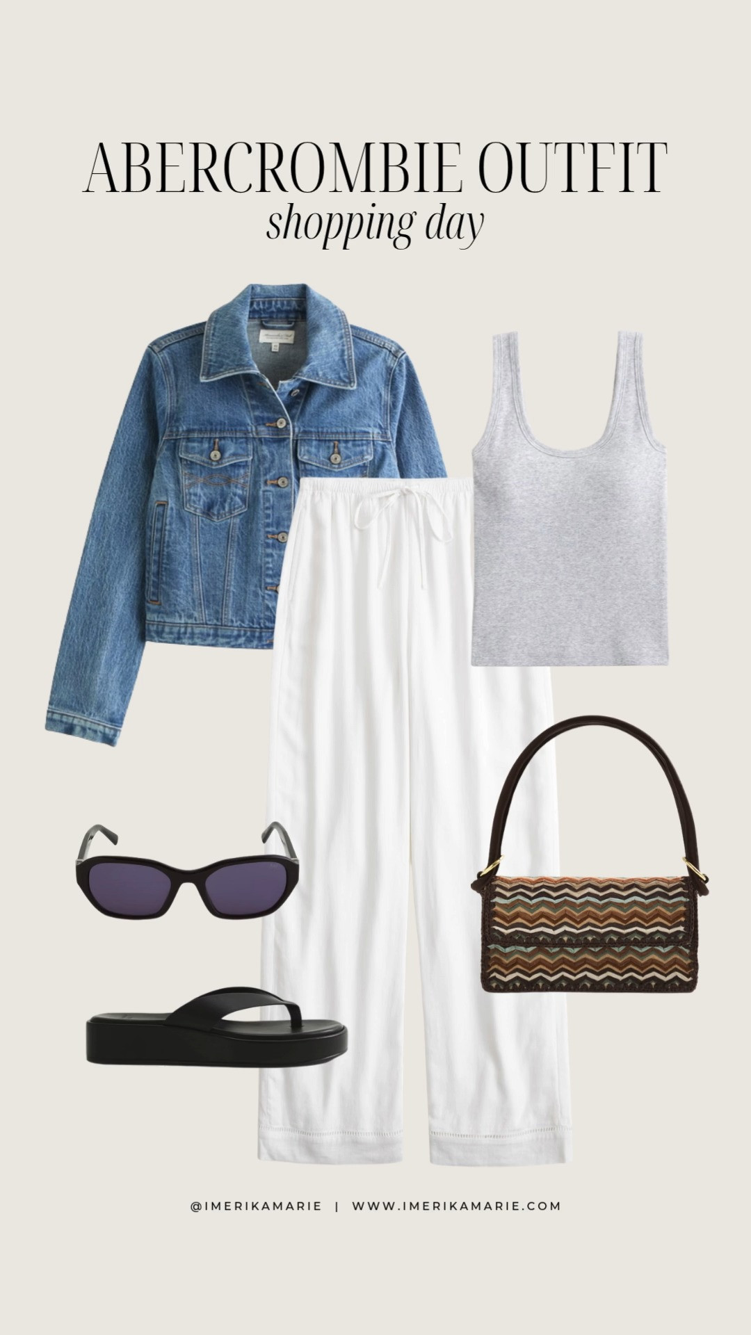 Abercrombie & Fitch Outfit

denim jacket, white linen pants, bra-free tank top, platform sandals

spring outfits 2026. spring outfit. summer outfit. summer outfits 2026. 

 

#LTKootd #LTKMidsize #LTKPetite