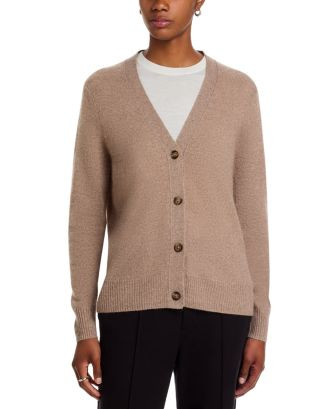 100% Cashmere V Neck Cardigan Sweater - Exclusive | Bloomingdale's (US)