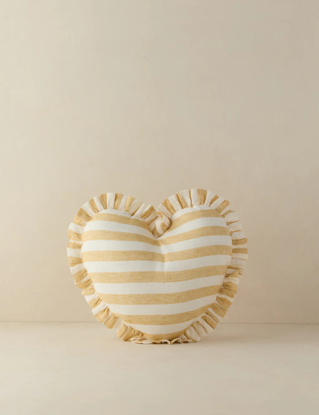 Amaroso Linen Heart Pillow | Lulu and Georgia 