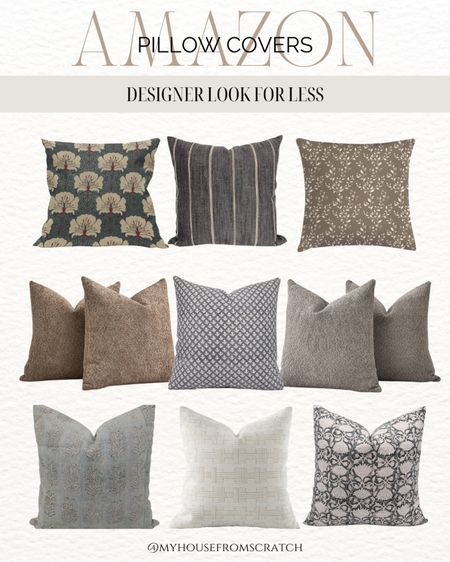 Designer look for less, accent pillow covers, Amazon accent pillow covers, throw pillows 

#LTKsalealert #LTKhome #LTKstyletip