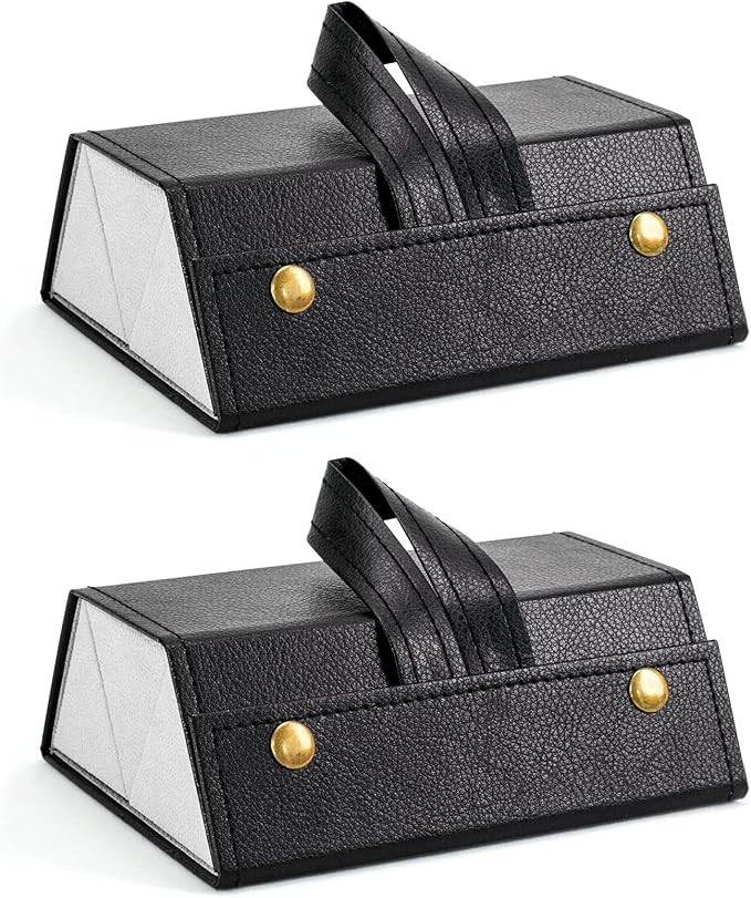 2 Pcs Travel Sunglasses Organizer 3/5 Slots,Sunglass Case Multiple Pairs Eyeglass Storage Organiz... | Amazon (US)
