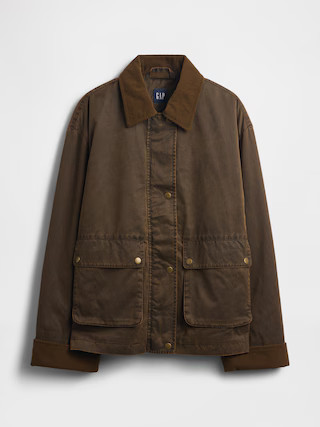 Waxed Canvas Barn Jacket | Gap | Gap (US)