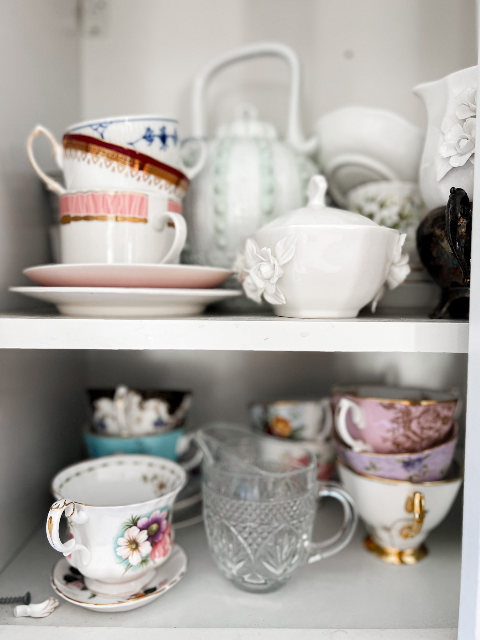 A cupboard full of pretty teacups is always a good way to start your morning. Whether you choose soft pastels or more bold designs, a vintage teacup will set the tone for a good day  

#LTKFindsUnder100 #LTKHome #LTKFindsUnder50