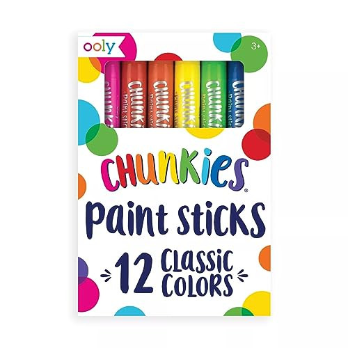 OOLY Chunkies Twistable Tempera Paint Sticks For Kids, No Mess Kids Art Supplies for Kids 4-6, Me... | Amazon (US)