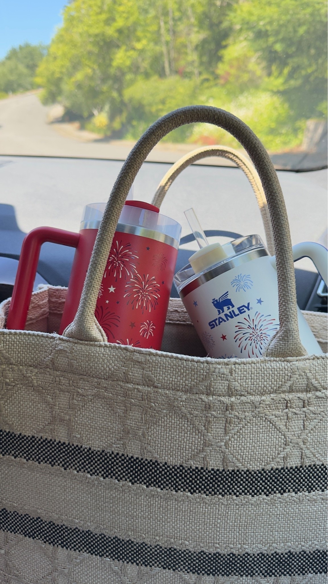On our way to St. Tropez! 💃

I had to share - how cute are these @Stanley_brand Quenchers for 4th of July?! Perfect for boating or outdoor parties. Em raved about these to me, and now I see why!! 

#stanleypartner

#LTKdayinmylife #LTKTravel