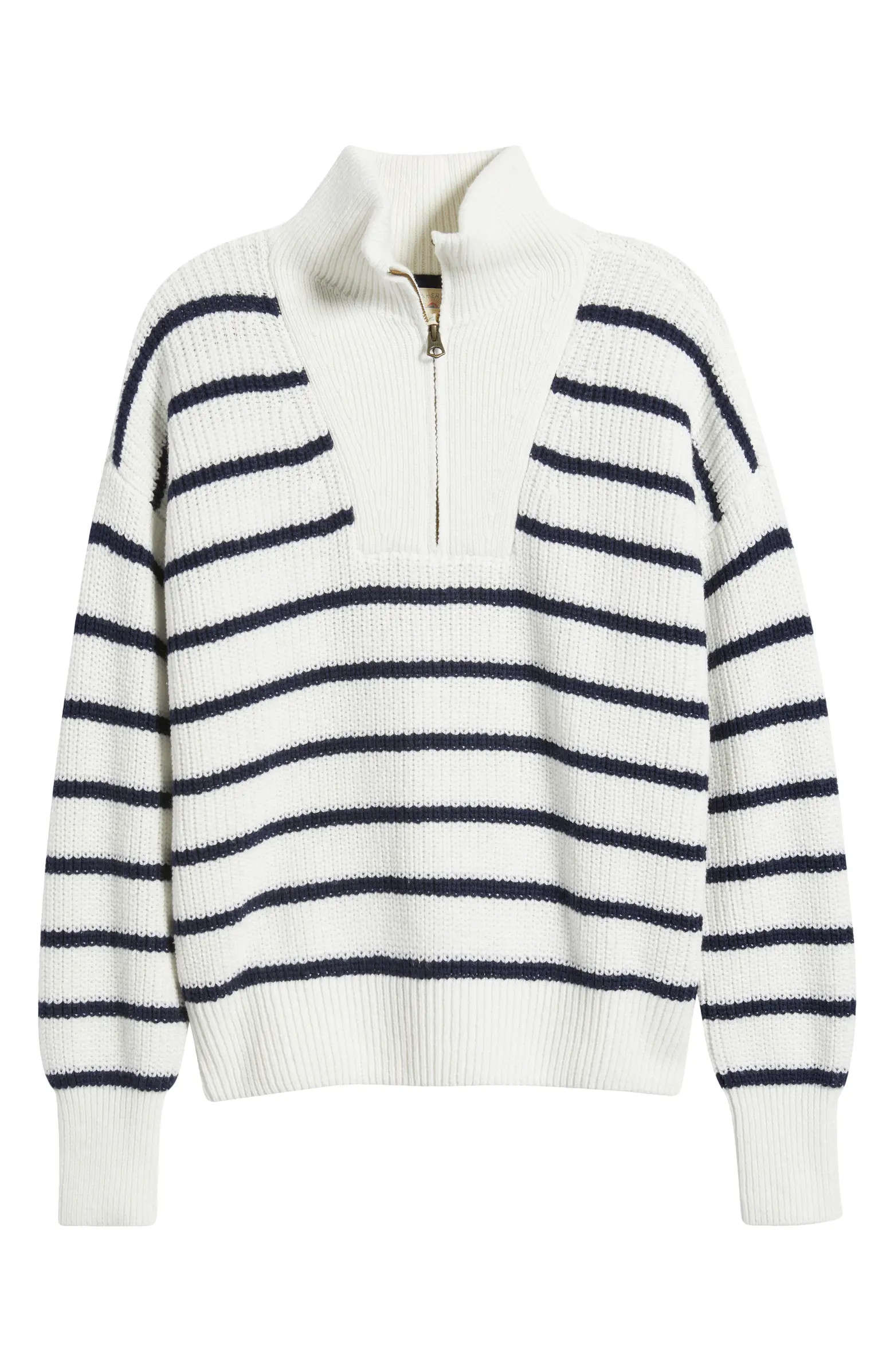 Mariner Stripe Quarter Zip Sweater | Nordstrom
