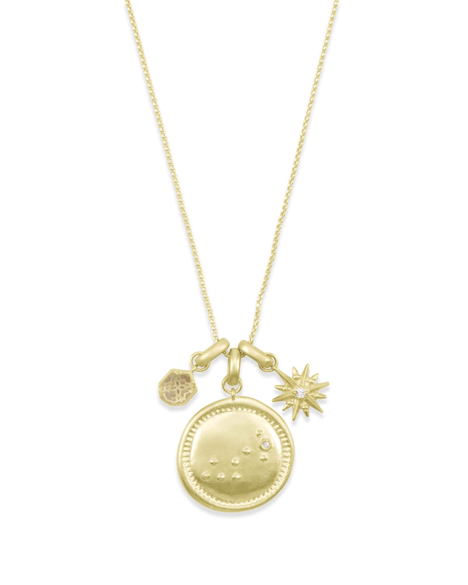 November Scorpio Charm Necklace Set in Gold | Kendra Scott