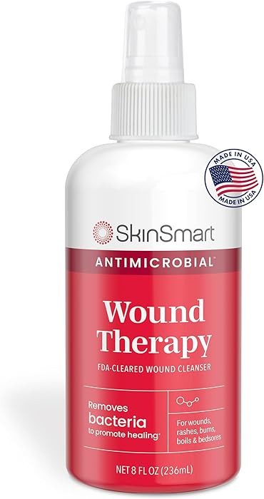 SkinSmart Antimicrobial Wound Therapy, Hypochlorous Acid Safely Removes Bacteria so Wounds Can He... | Amazon (US)