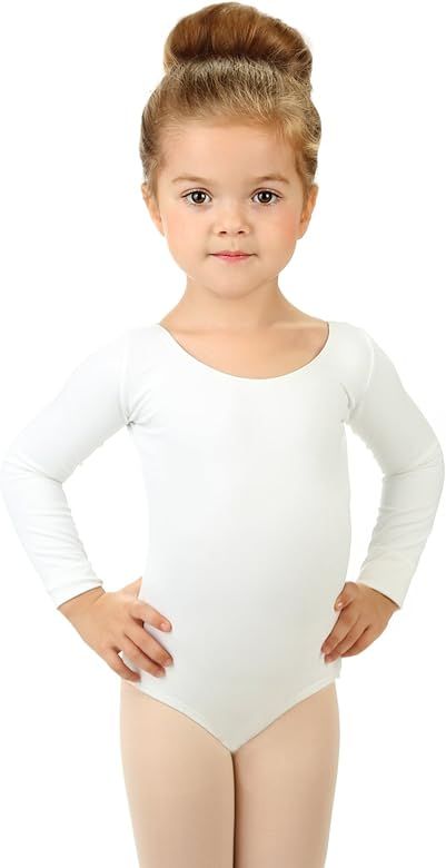 Elowel Gymnastics Leotards for Girls - Long Sleeve & Scoop Neck Leotard for Girls Dance | Amazon (US)