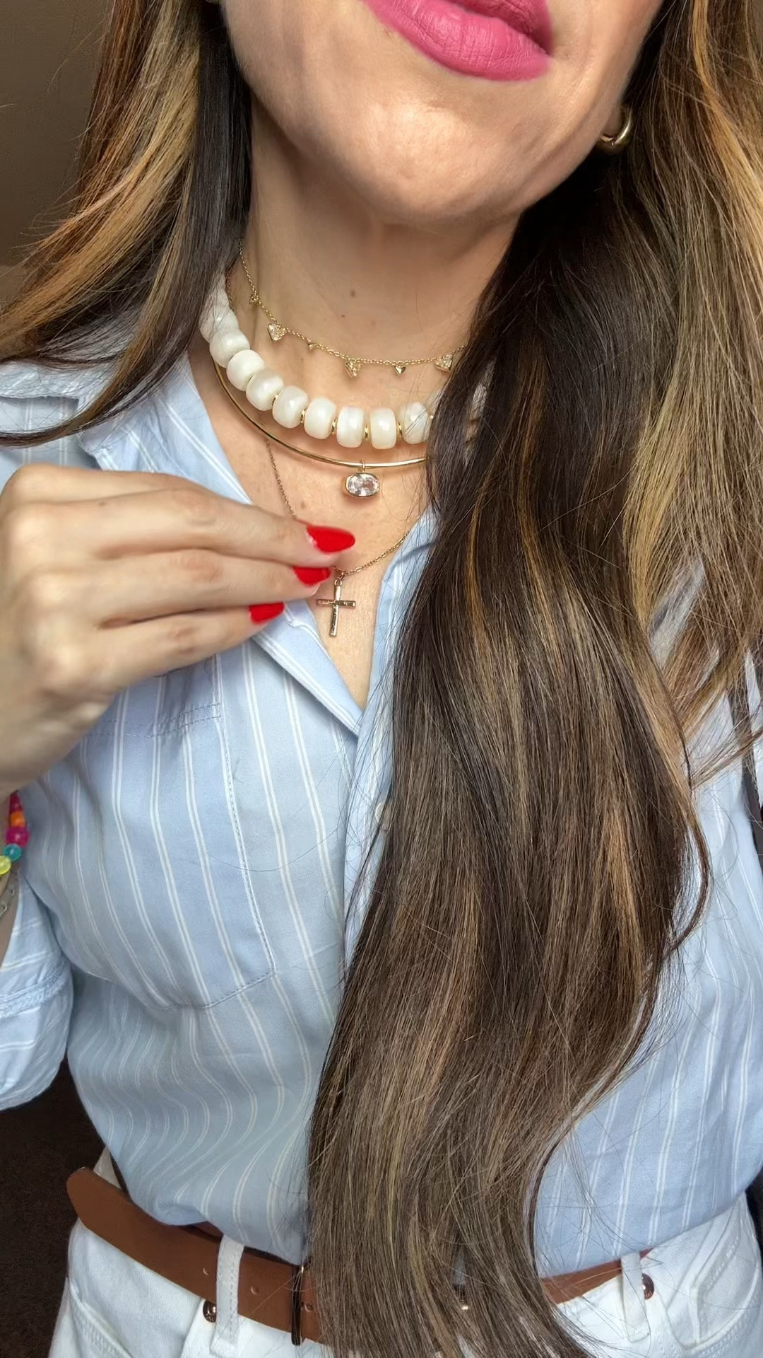 Outfit of the day 🤍🩵 summer shorts and button downs!

#LTKOver40 #LTKootd #LTKmomlife