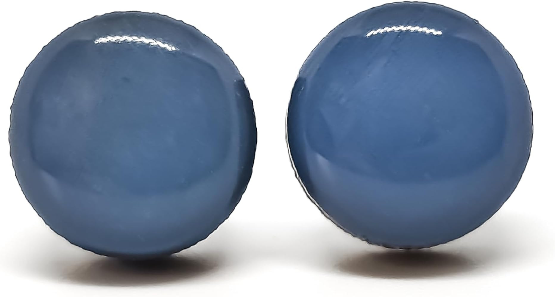 Stud Earrings Set, Neutral Earth Tones, 10 mm, Round Studs for Women Girls Men, Handmade, Stainle... | Amazon (US)