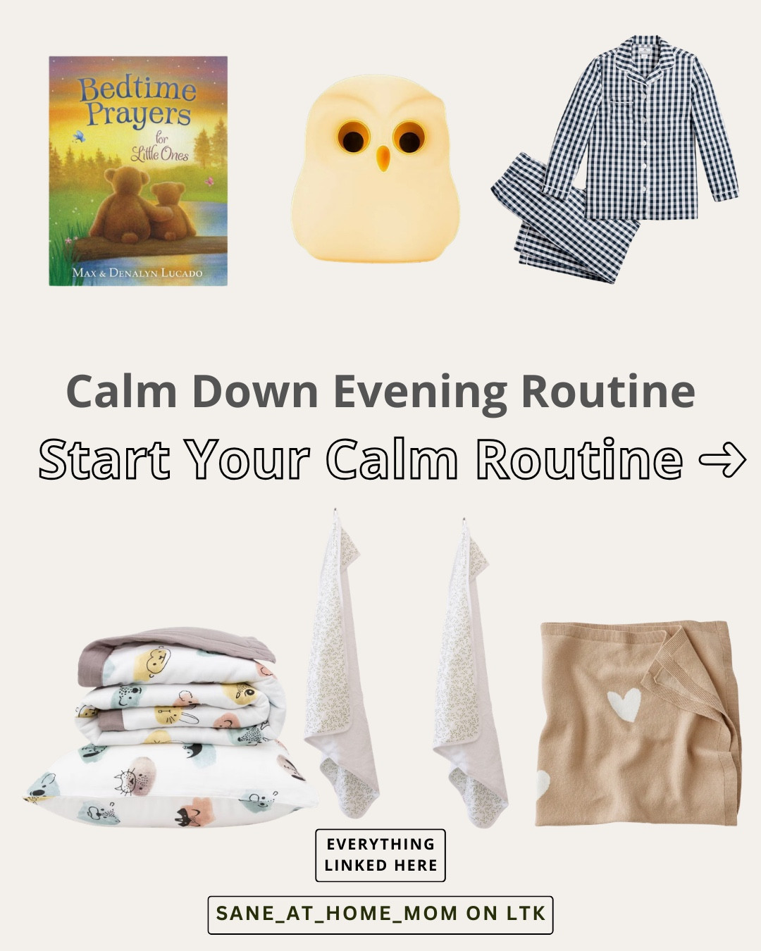 If evenings feel overstimulating, this is your reminder that they don’t have to be.

Creating calm with little ones isn’t about doing more — it’s about creating a rhythm and a space that supports it.

This is our simple “Evenings Made Gentle” setup:

✨ Warm bath + cozy pajamas
✨ Soft, layered bedding
✨ A small lamp instead of overhead lights
✨ One book. One quiet moment.

The biggest shift? The environment.

Warm lighting, soft textures, and fewer distractions help little bodies relax naturally. Small design choices truly change the tone of the entire evening.

I’ve linked the exact bedding, blankets, lamp, and bedtime books we use to create this calm-down routine.

Start with lighting — it makes the biggest difference 🤍

Tap to shop the full gentle evening setup.

#EveningsMadeGentle #BedtimeRoutine #ToddlerMom #CalmHome #IntentionalMotherhood #CozyHome #GentleParenting #MomLife #ToddlerRoom #SlowLiving

#LTKmomlife #LTKKids #LTKHome