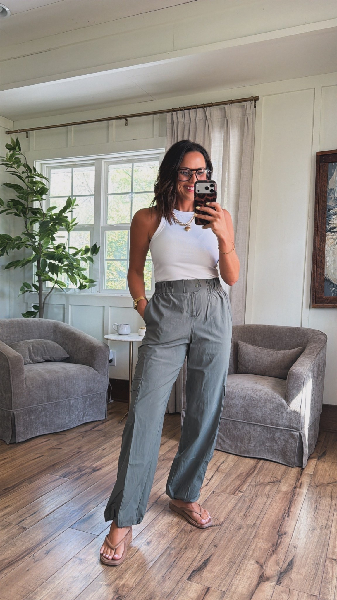 y’all these walmart pants are so good… easy to style, comfy, and perfect for everyday 🙌

walmart cargo pants, olive pants outfit, white tank outfit, casual chic outfit, everyday outfit idea, affordable fashion, comfy pants, elevated basics, on the go outfit

#walmartfinds #walmartfashion #walmartstyle #ltkunder50 #ltkstyle #casualchic #everydayoutfit #affordablefashion #ootd #neutraloutfit
