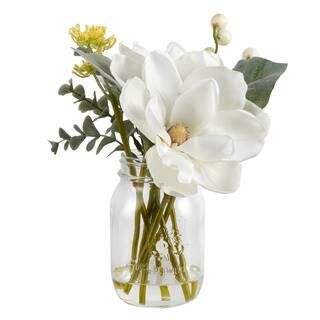 White Magnolia Arrangement in Jar by Ashland® | Michaels Stores