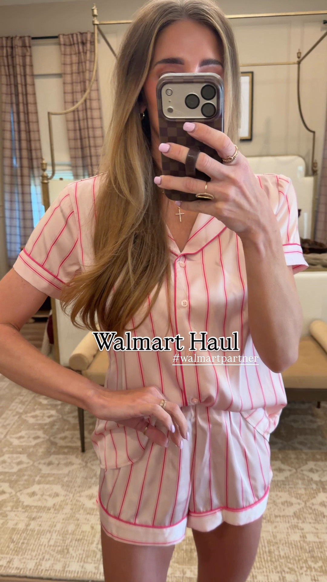 These @walmartstyle finds are just too good 😍 #walmartpartner #walmartstyle 

Wearing xs in pajamas, xs rain jacket, small in blue sweatshirt, small in butter yellow skirt and top, m sports bra 
