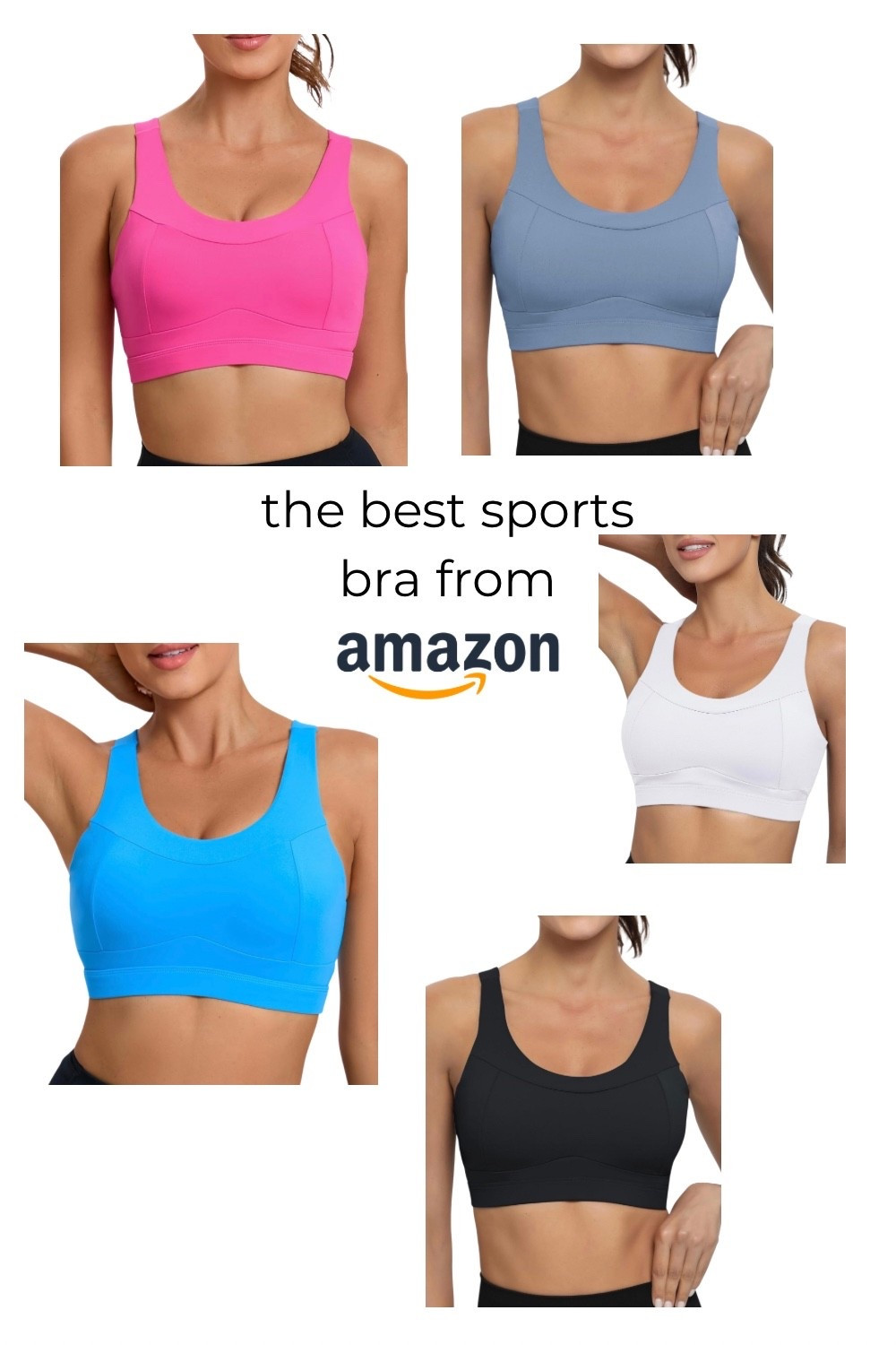 High Impact Sports Bra | Racerback Running Bra | Longline Sports Bra | True To Size | Amazon Finds

#LTKFindsUnder50 #LTKActive