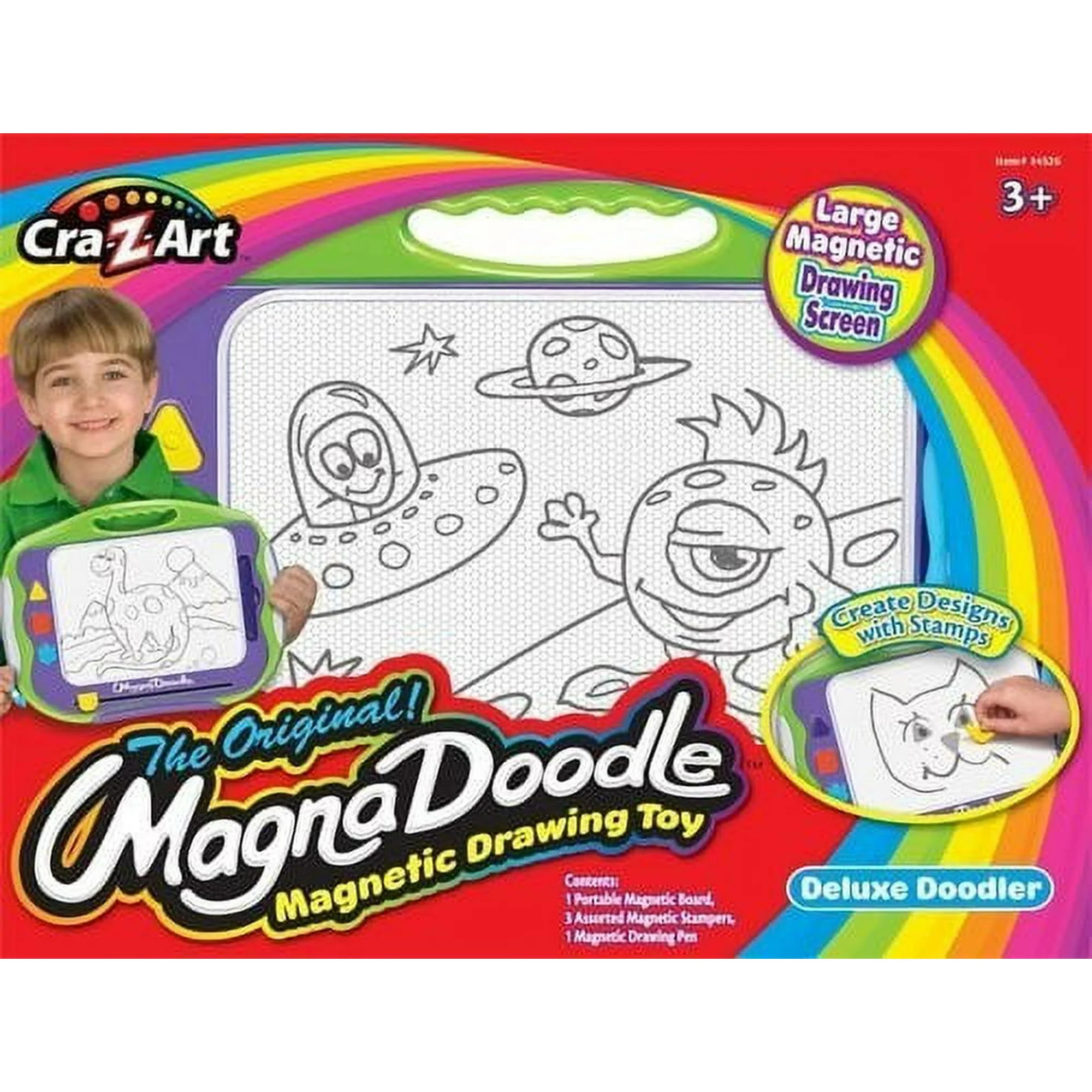 Cra-Z-Art Original MagnaDoodle Deluxe Doodle Magnetic Drawing Toy for All Ages, Unisex | Walmart (US)