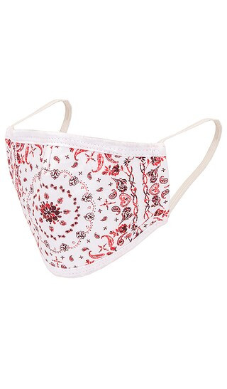 GRLFRND Protective Face Mask in Red Bandana from Revolve.com | Revolve Clothing (Global)