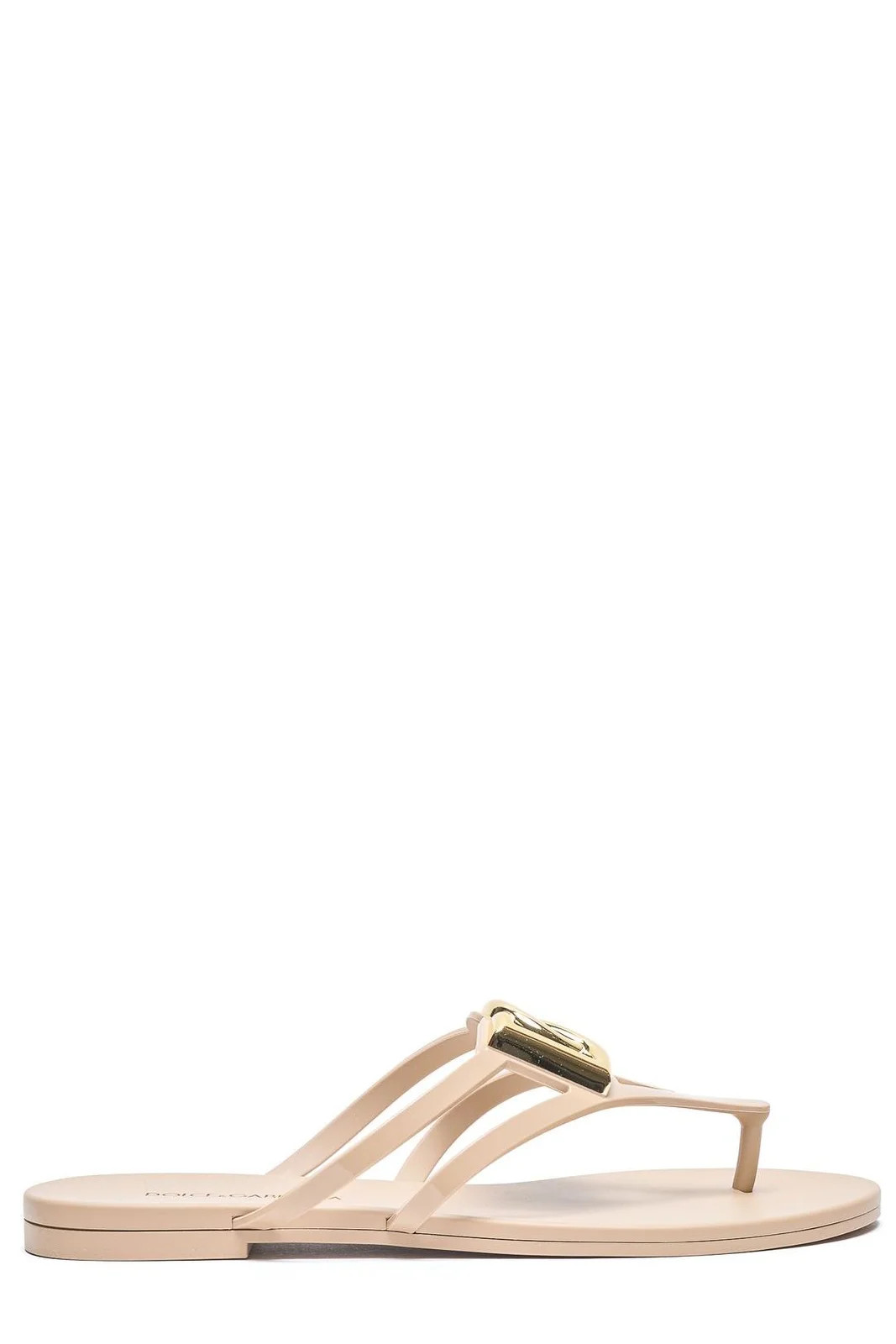 Dolce & Gabbana Logo Plaque Flip Flops | Cettire Global