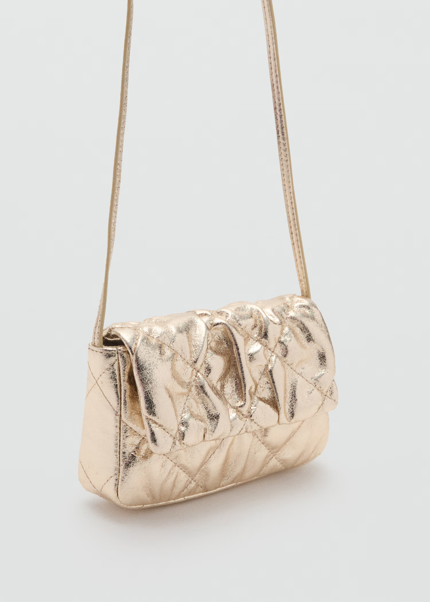 Metallic-effect bag - Kids | MANGO USA | Mango (US/MX/AU)