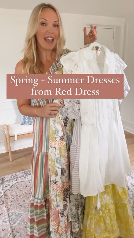 New spring and summer dresses from Red Dress! I’m wearing a medium in all! 

#LTKstyletip #LTKmidsize #LTKSeasonal