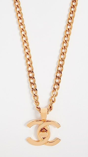 Chanel Turn Lock Necklace | Shopbop